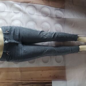 Levis Strauss Womens Dark Gray Ankle Jeans Size 31